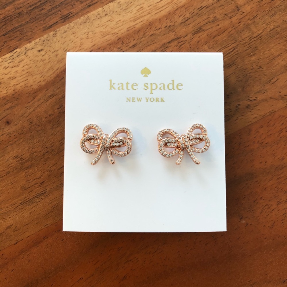Kate Spade Bow Meets Girl Earrings